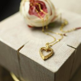 Serce zawieszka, naszyjnik.