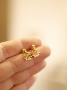 kolczyki sztyfty z perełkami