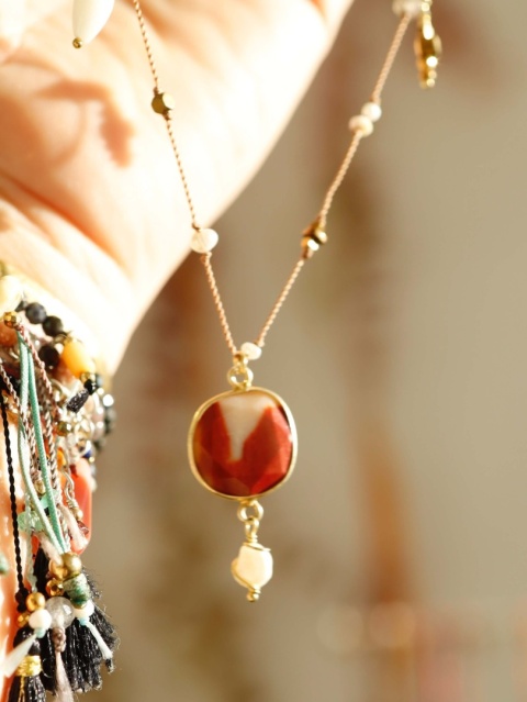 naszyjnik jak lody waniliowe